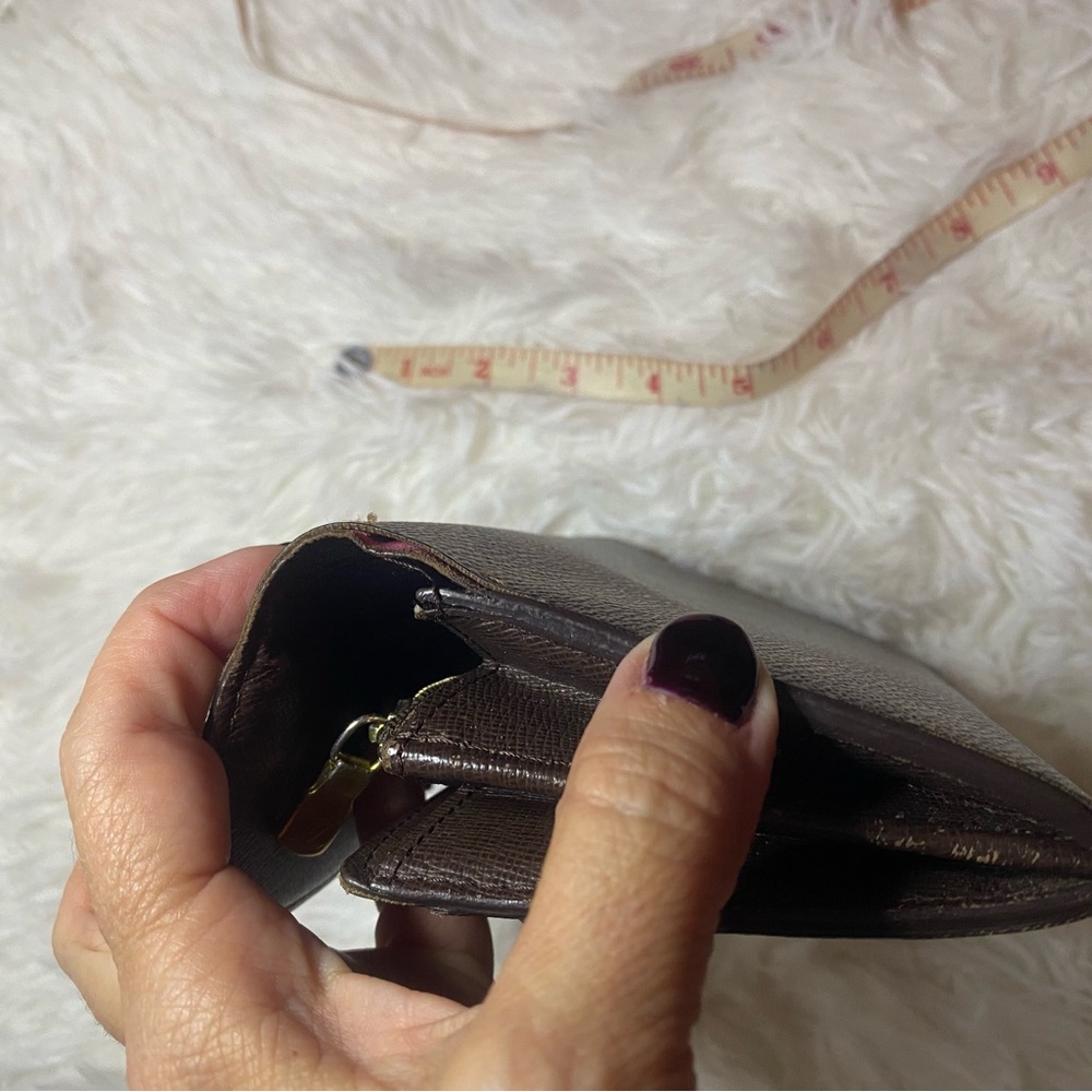 Louis Vuitton Damier Ebene Brown Checkered Wallet - Picture 7 of 12